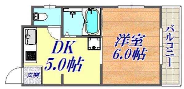 三宮アソシアの物件間取画像